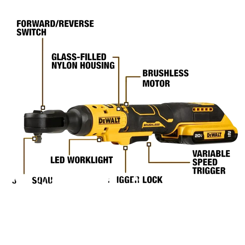 3/8“ RATCHET KIT-2AH 20V
